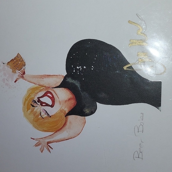 Jill Neal limited print signed beer babe - Picture 2 of 3